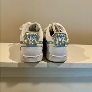 Nike Court Vision Low size 8.5 metallic